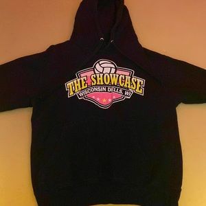 black hoodie size small